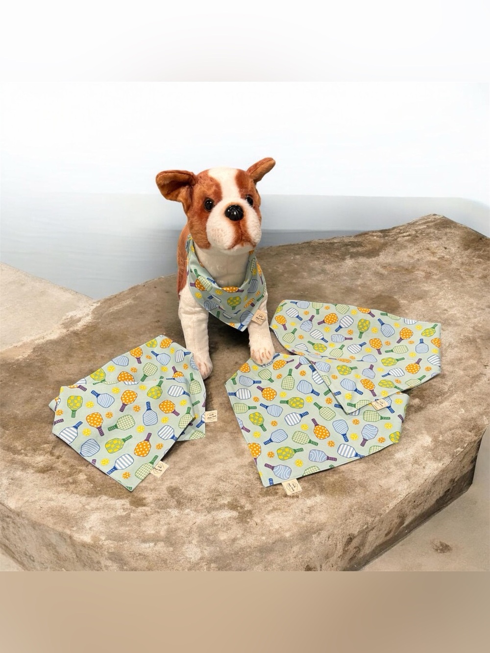 Colorful Dogs Bandana- pick your favorite color- Handmade- any size